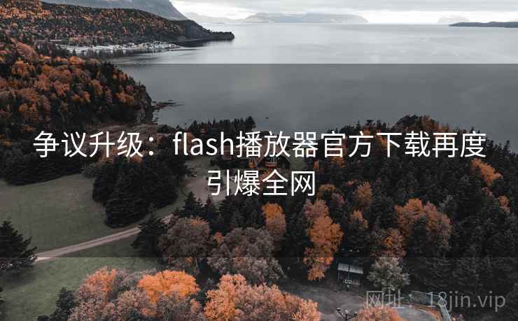 争议升级：flash播放器官方下载再度引爆全网